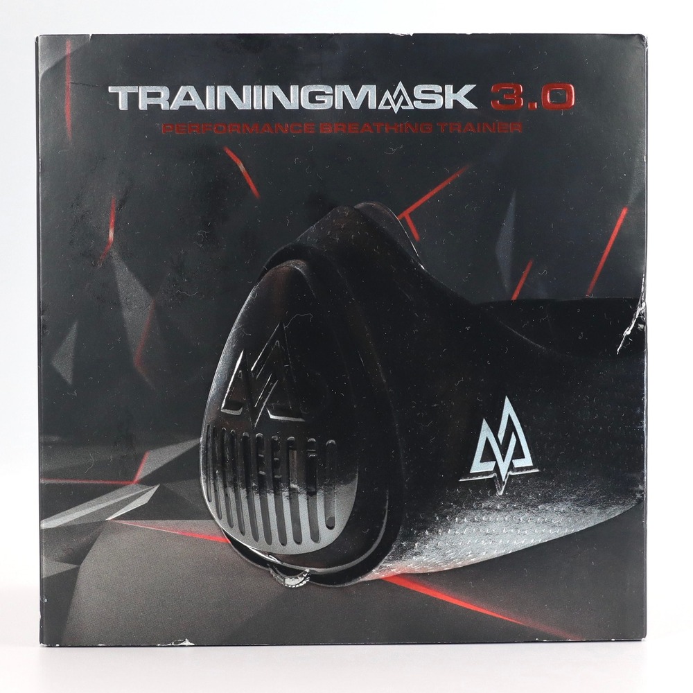 Training Mask 3.0 Breathing Trainer Medium Black Resistance Fitness Gym